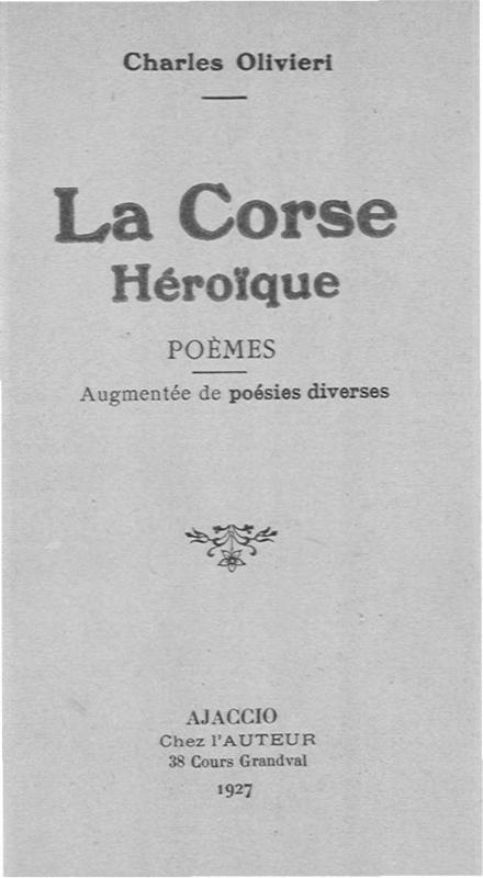 >La Corse héroîque