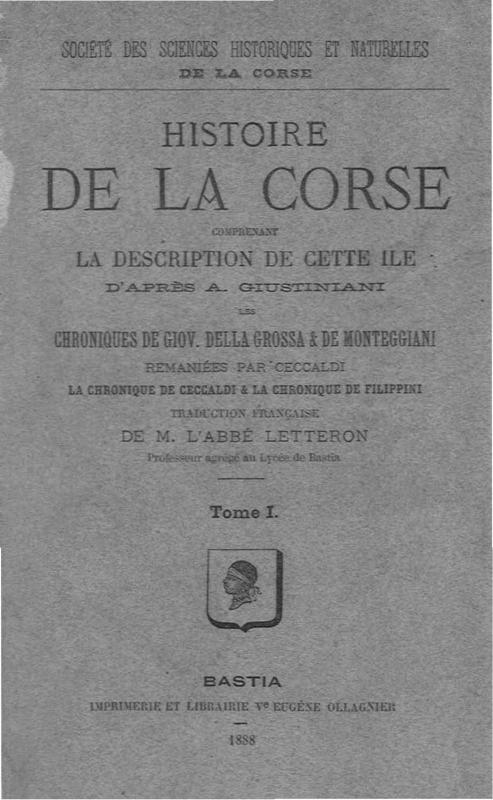 >Bulletin de la Société des Sciences Historiques et Naturelles de la Corse,1888