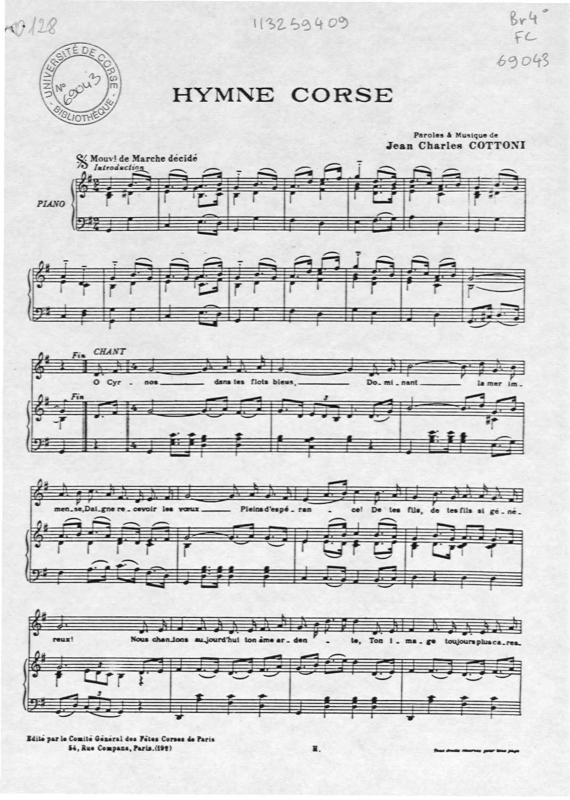 >Hymne Corse