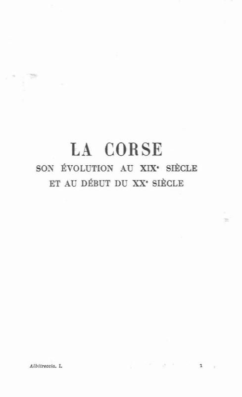 >La Corse