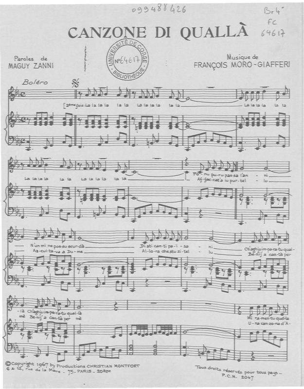 >Canzone di quallà