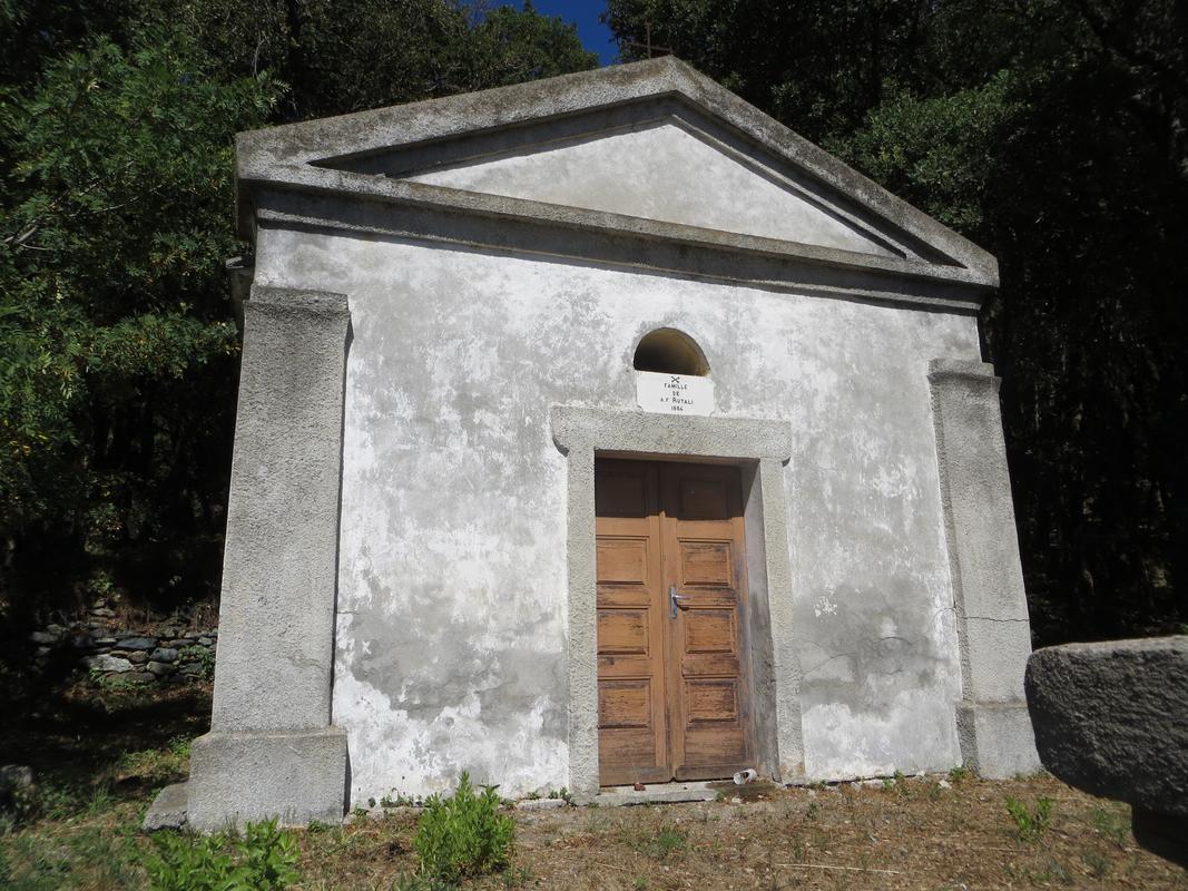 >Chapelle funéraire de la famille A.F. Rutali (Ortale)
