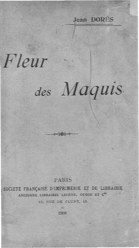 >Fleur des Maquis