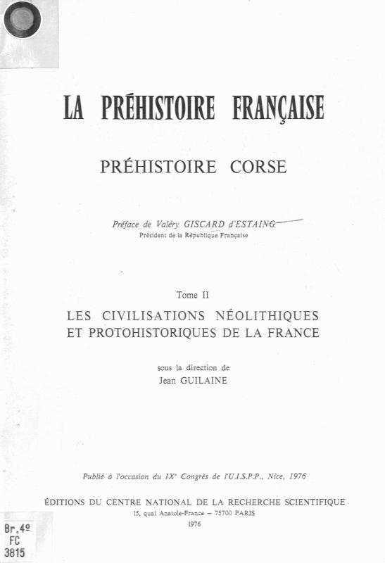 >Les Civilisations néolithiques en Corse