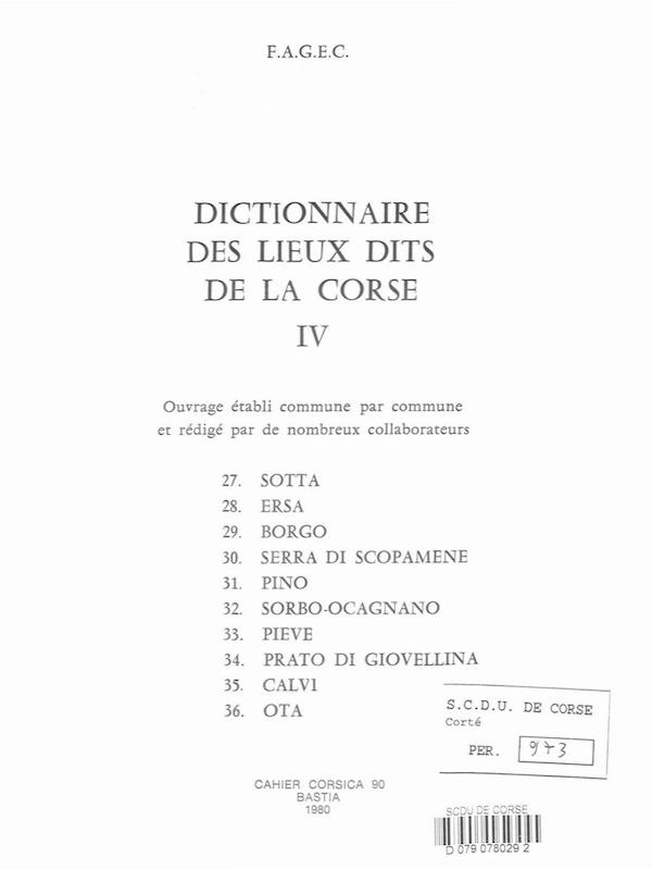 >Cahiers Corsica N°90