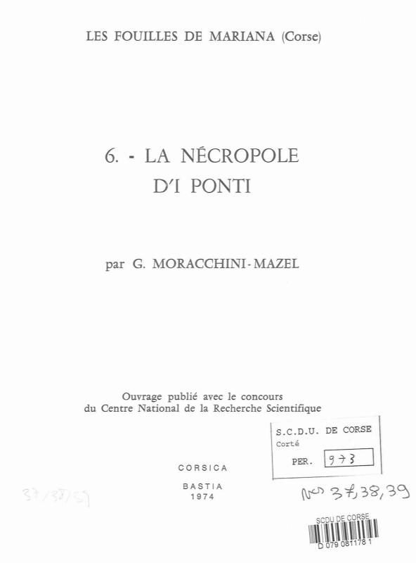 >Cahiers Corsica N°37-38-39