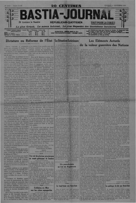 >Bastia-Journal (1933-09)
