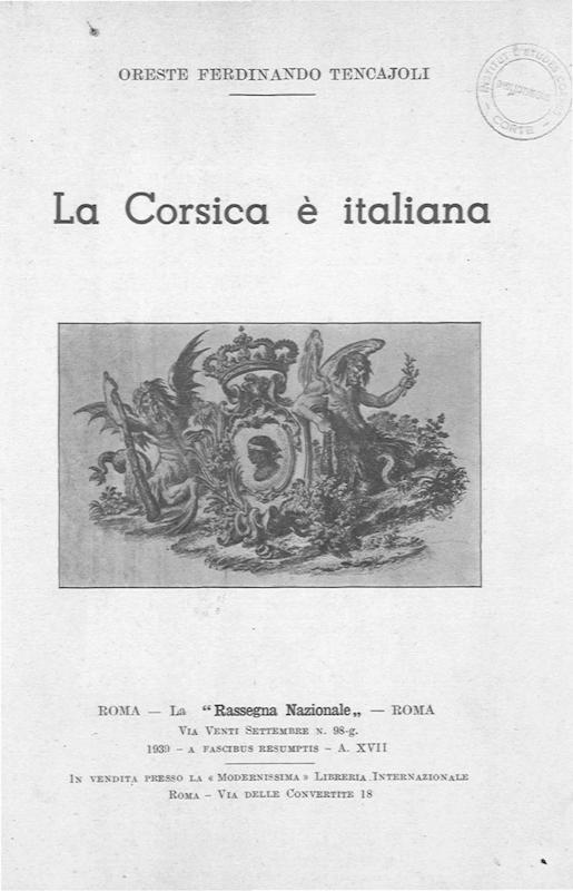 >La Corsica è italiana