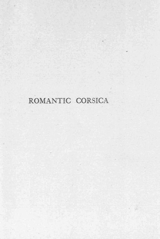 >Romantic Corsica
