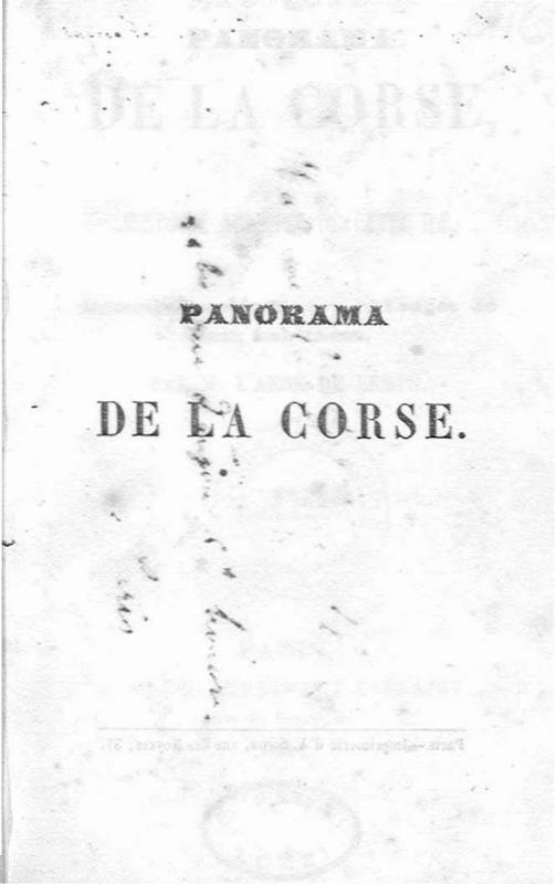 >Panorama de la Corse