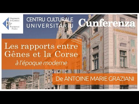 Cunferenza - Les rapports entre Gênes et la Corse à l'époque moderne