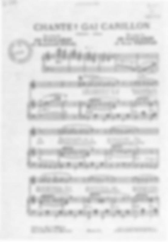>Chante gai carillon