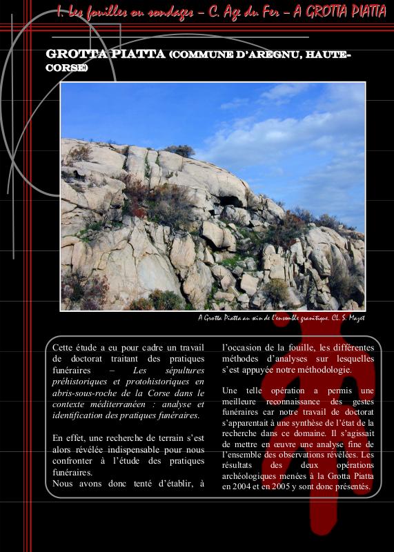 34. Golu, Tavignanu et zones attenantes- Etudes récentes des préhistoriens de l'Université de Corse