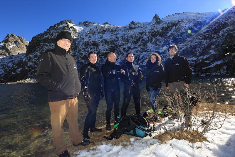 >Plongée scientifique au lac du Melu (photo 1)