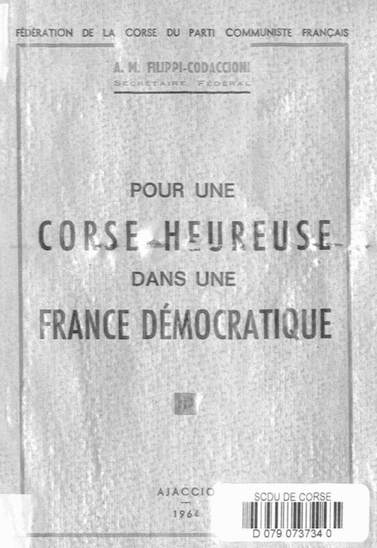 Pour une Corse heureuse