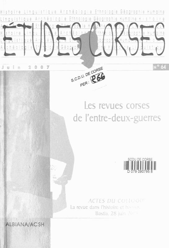 Études Corses n°64