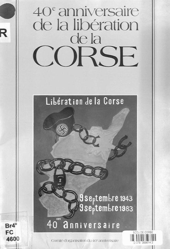 40ème anniversaire de la libération de la Corse 9 Septembre 1943 - 9 Septembre 1983