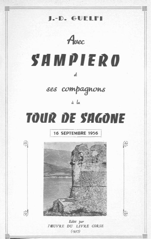 >Avec Sampiero et ses compagnons à la Tour de Sagone