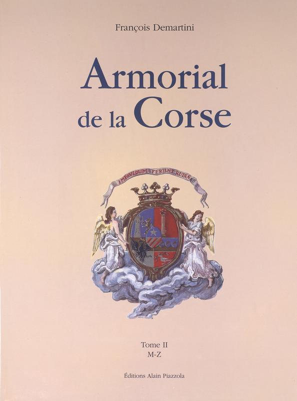 >Armorial de la Corse Tome 2