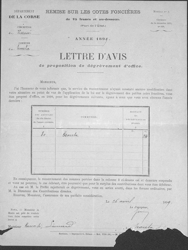 Documents personnels : diplômes (Joseph-Antoine Canasi)