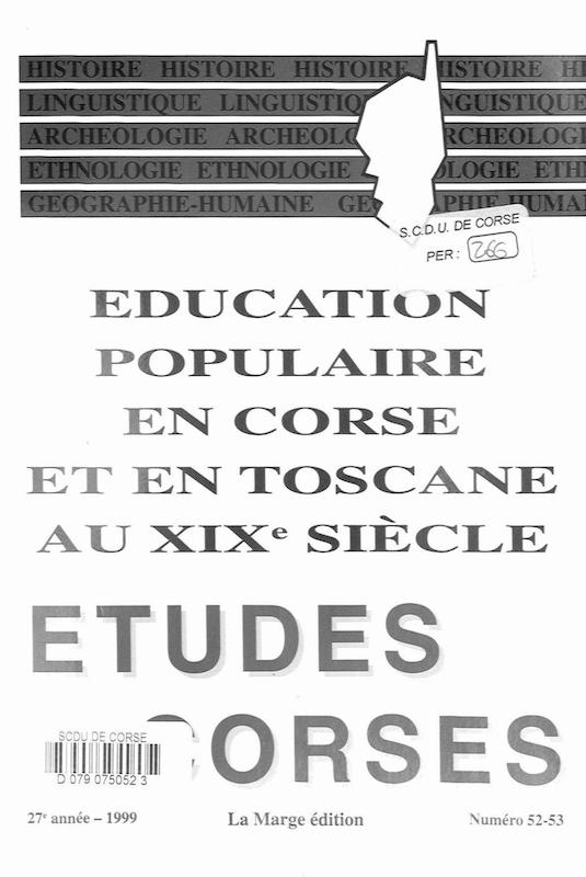>Études Corses n°52-53