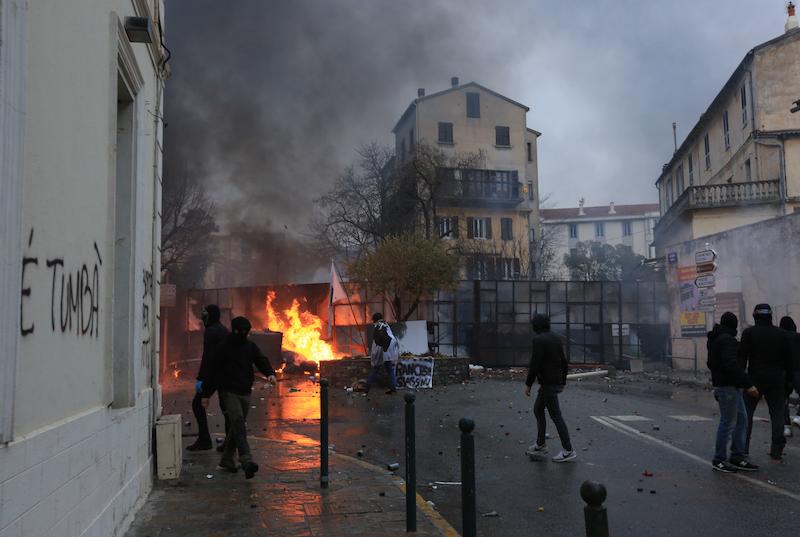 Violences en marge de la manifestation pour Yvan Colonna (photo 25)