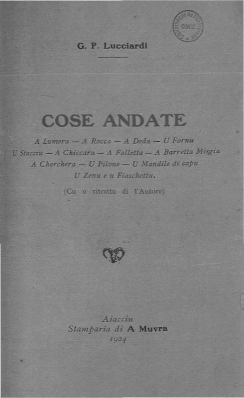>Cose andate
