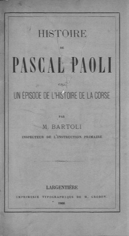 >Histoire de Pascal Paoli