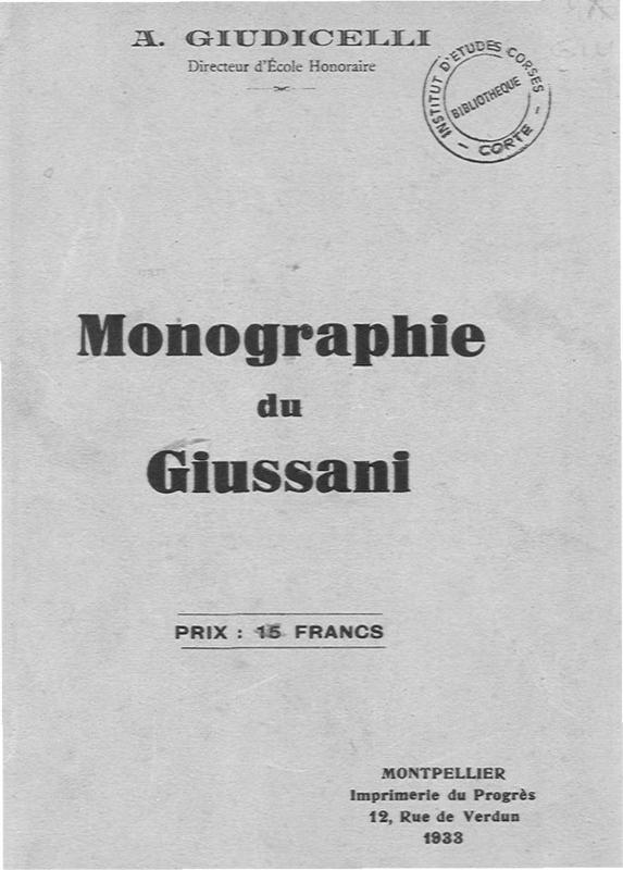 >Monographie du Giussani
