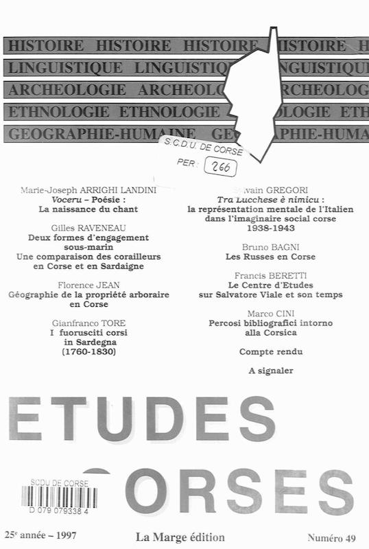 >Études Corses n°49