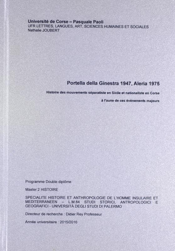 >Portella della Ginestra 1947, Aleria 1975