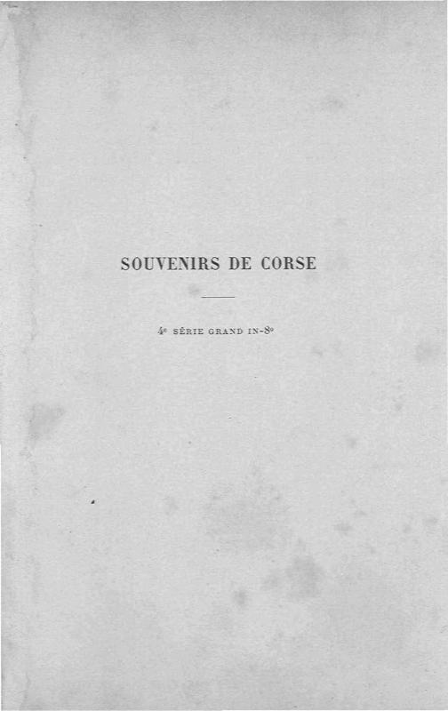 >Souvenirs de Corse