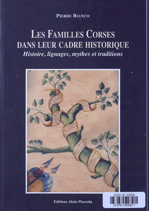 >Les familles corses dans leur cadre historique