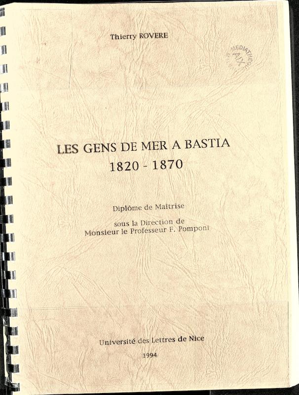 >Les gens de mer à Bastia