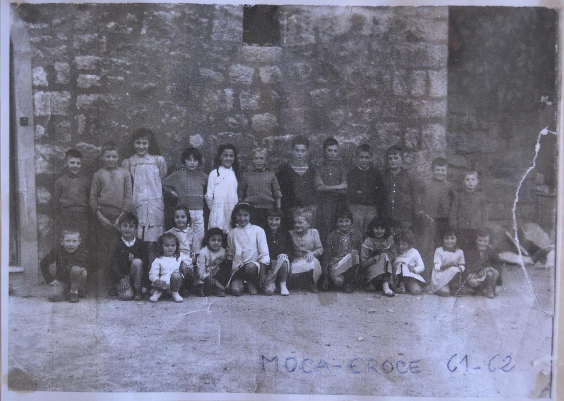 Photo de classe de l'école de Moca-Croce (1961-1962)