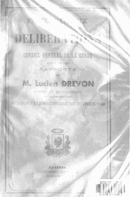 >Procès verbaux des délibérations février 1950