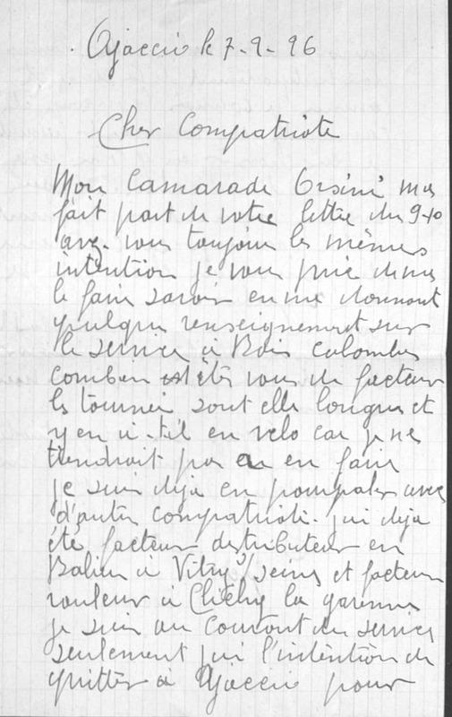 Vie courante : divers (Joseph-Antoine Canasi)