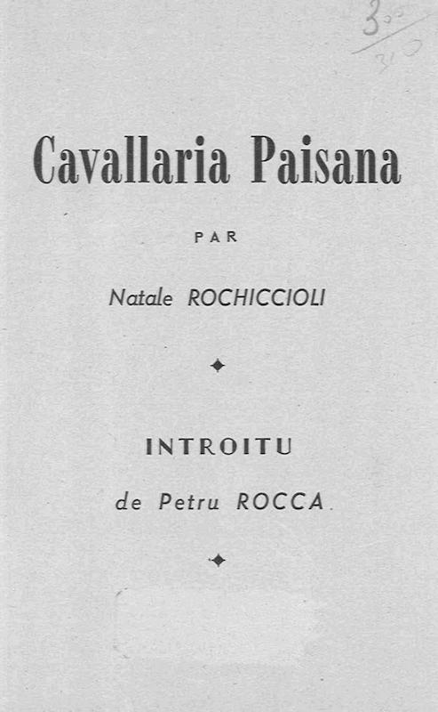 >Cavallaria Paisana