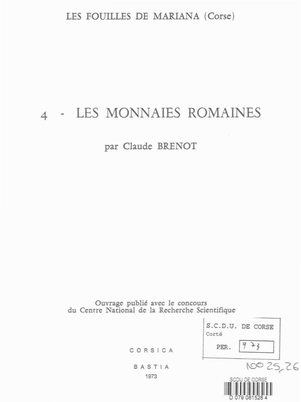 >Cahiers Corsica N°25-26