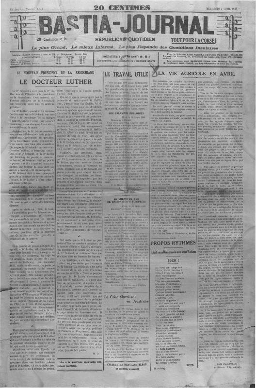 >Bastia-Journal (1930-04)