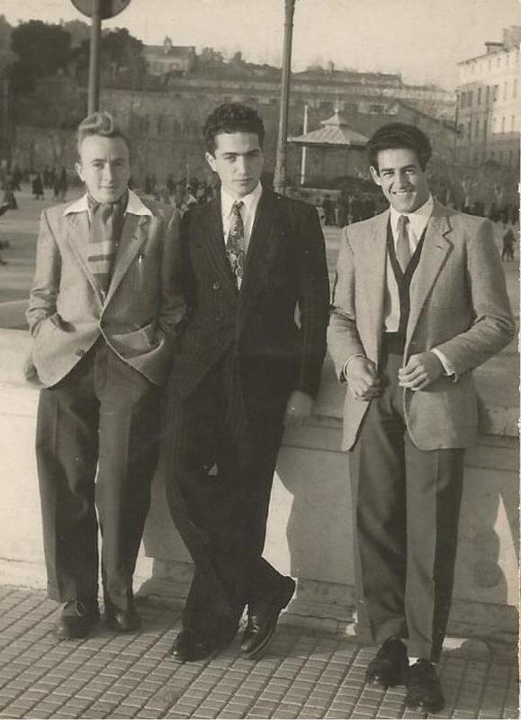 >Normaliens en promenade à Ajaccio (non daté, circa 1948-1952)