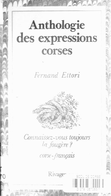 >Anthologie des expressions corses