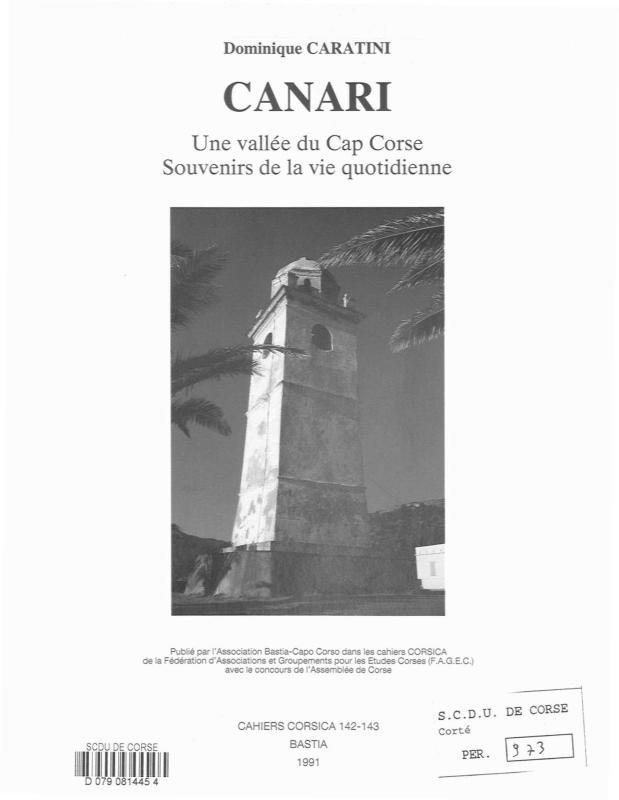 >Cahiers Corsica N°142-143
