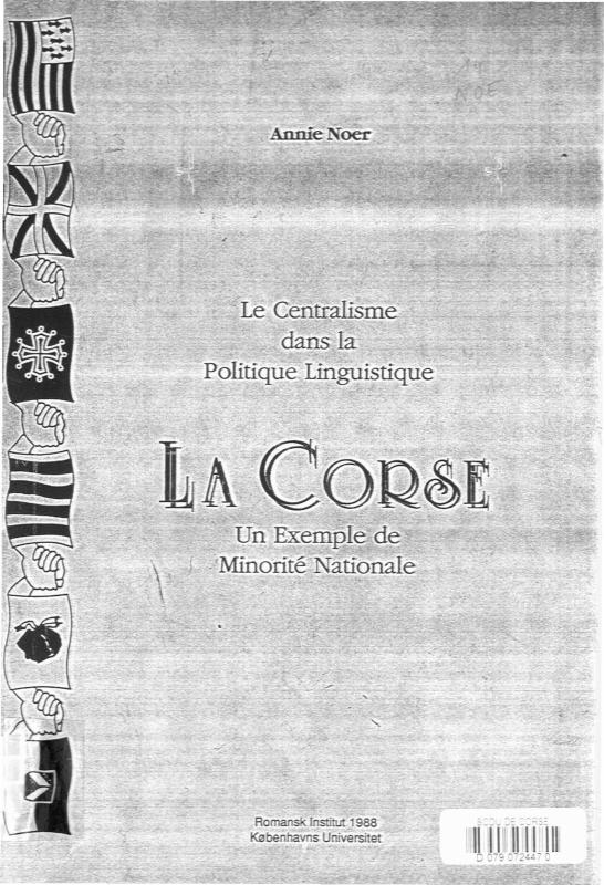 >Le centralisme dans la politique linguistique