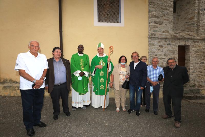 >Première visite de l'évêque Bustillo à Venaco