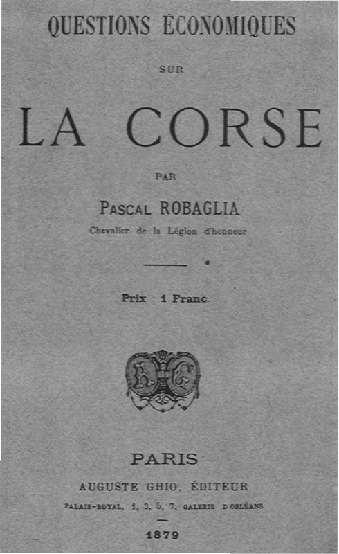 >Questions économiques sur la Corse