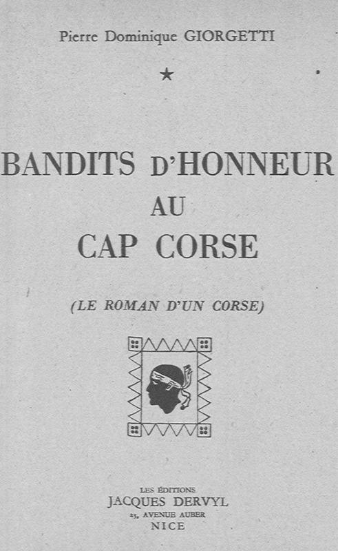 >Bandits d'honneur au Cap-Corse