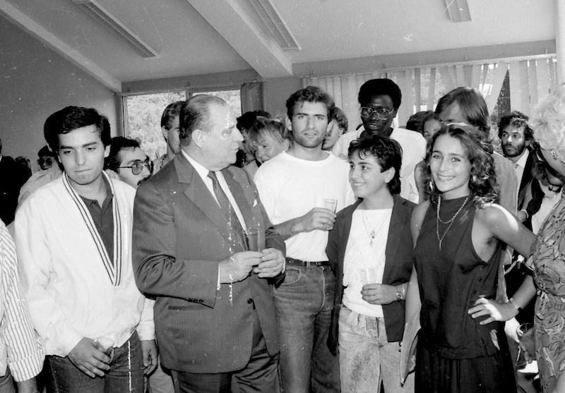 Raymond Barre en visite à Corte et à l’Université de Corse