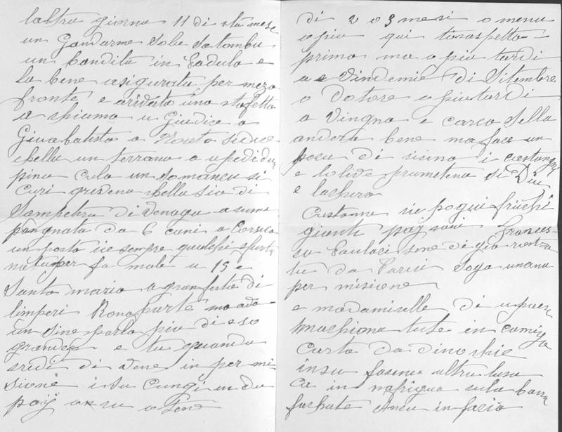 Correspondances familiales diverses (Joseph-Antoine Canasi)