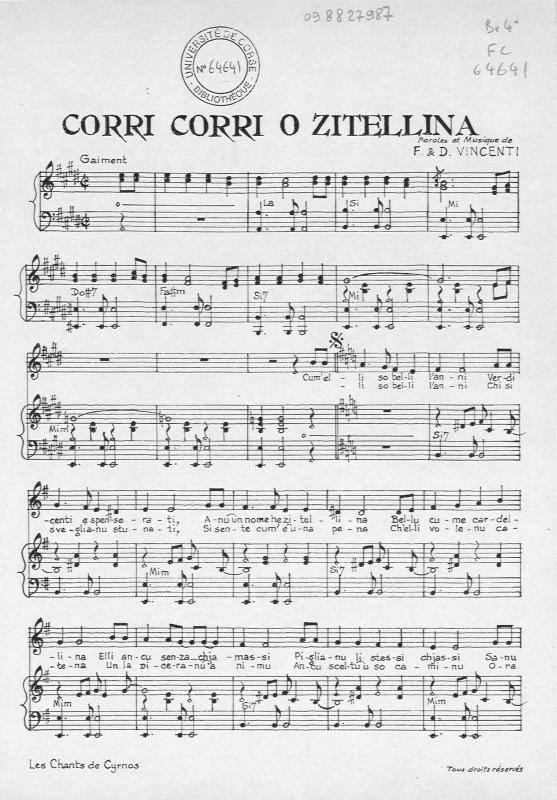 Corri corri o zitellina